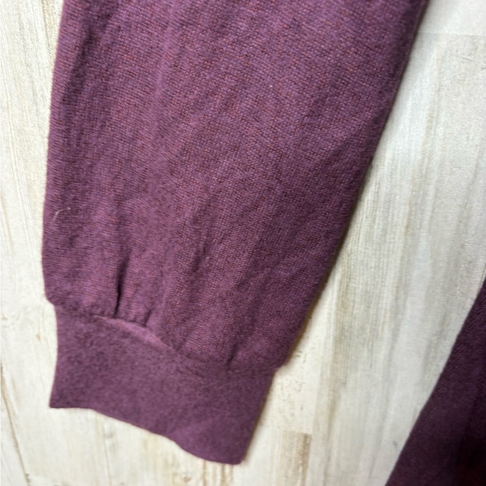 OLD NAVY Long Sleeve Oversized Boyfriend Henley Plush Knit Tunic Dark Purple XXL - Picture 9 of 14